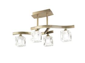 Cuadrax AB Ceiling Lights Mantra Semi Flush Fittings Cuadrax AB Ceiling Lights Mantra Semi Flush Fittings